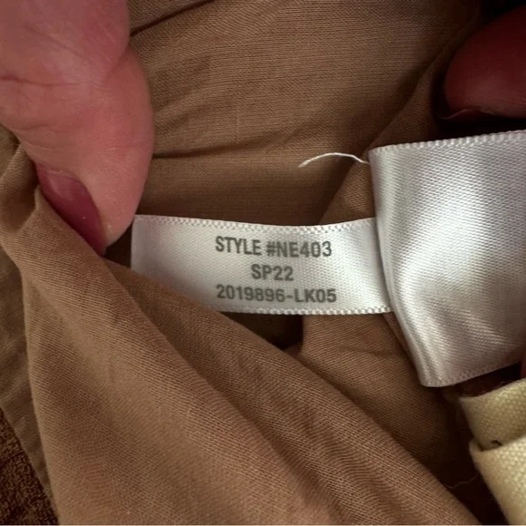 Madewell Tan- Cotton Linen Blend Relaxed Larsen Blazer-Size XL - Picture 12 of 14